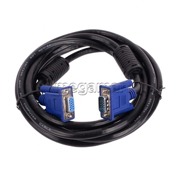 Кабель VGA Pro 15M/15F VCOM 3 м