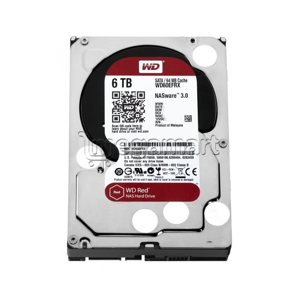 Жесткий диск для сервера Western Digital WD60EFRX 6 Тб