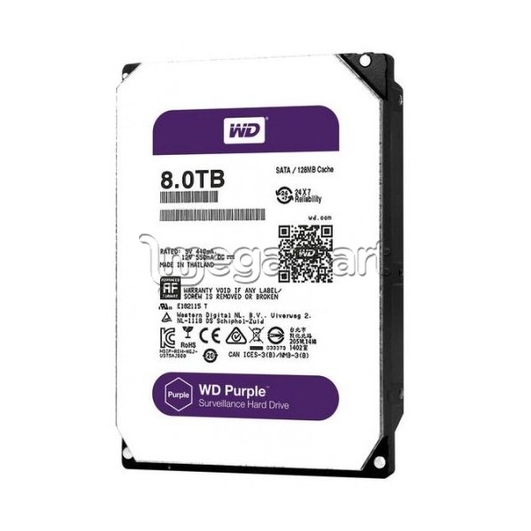 Sərt disk Western Digital WD80PURZ 8 Tb