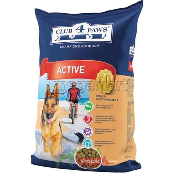 Сухой корм Club 4 Paws Active