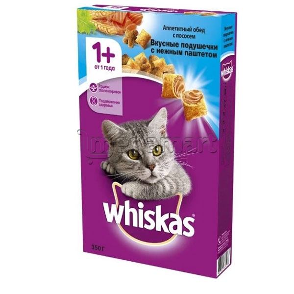 Сухой корм Whiskas "Вкусные подушечки"