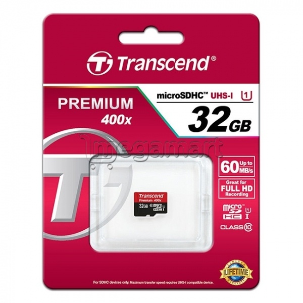 Yaddaş kartı Transcend TS32GUSDCU1 32 Gb