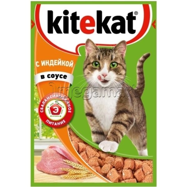 Жидкий корм Kitekat Сбалансированное питание