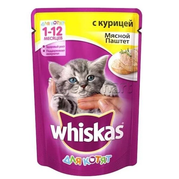 Həlimli yem Whiskas pişik balaları üçün