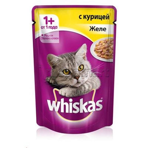 Həlimli yem Whiskas Jele