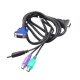 Кабель PS/2 KVM/USB KVM D-Link KVM-401