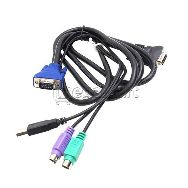 Кабель PS/2 KVM/USB KVM D-Link KVM-401