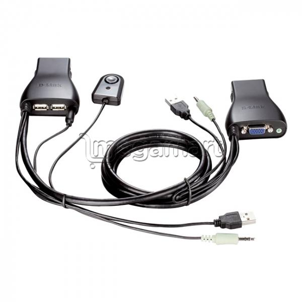 Переключатель KVM D-Link KVM-221