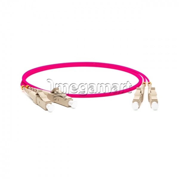 Кабель Hyperline FC-D2-504-LC/PR-LC/PR-H-2M-LSZH-MG