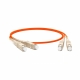 Кабель Hyperline FC-D3-50-SC/PR-SC/PR-H-2M-LSZH-OR