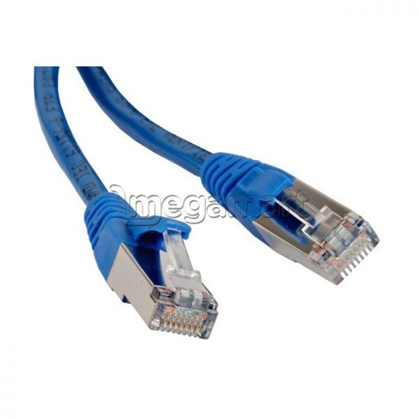 Кабель Hyperline PC-LPM-STP-RJ45-RJ45-C5e-3M-LSZH-BL 