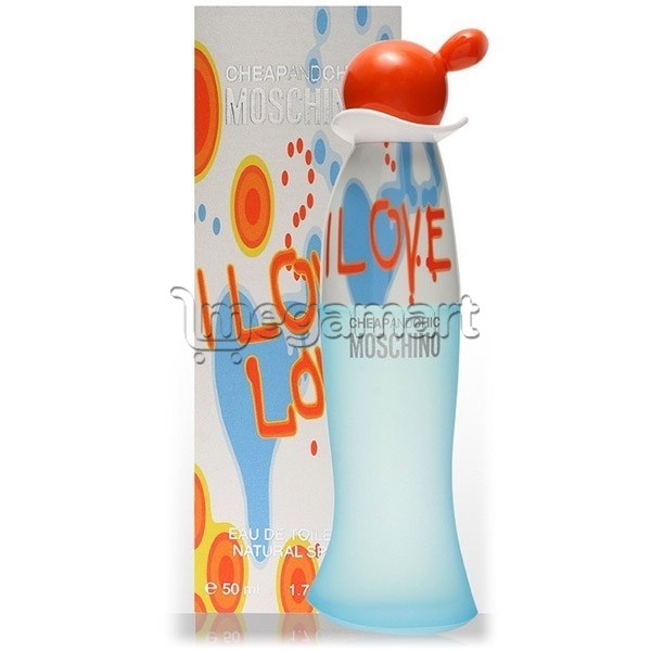 Qadınlar üçün ətir Moschino Cheap & Chic I Love Love EDT 50 ml 