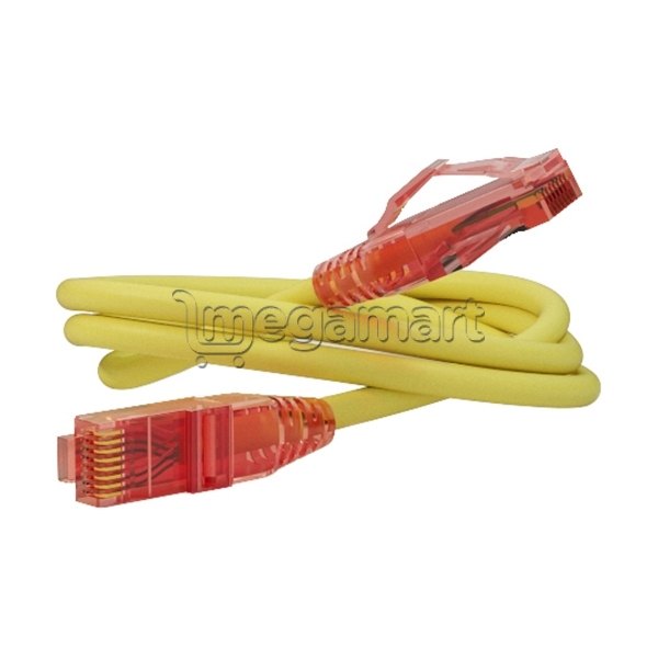 Кабель Hyperline PC-LPM-UTP-RJ45-RJ45-C6-1M-LSZH-YL