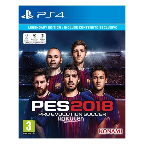 PS4 oyun diskı Pro Evolution Soccer 2018
