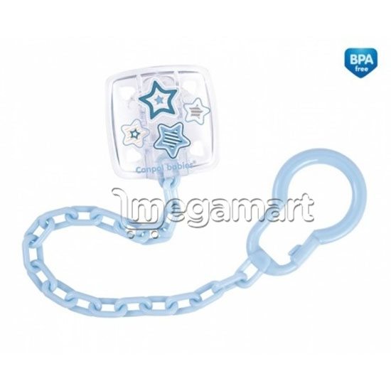 Əmzik üçün zəncir Canpol Babies 10/877 (mavi)