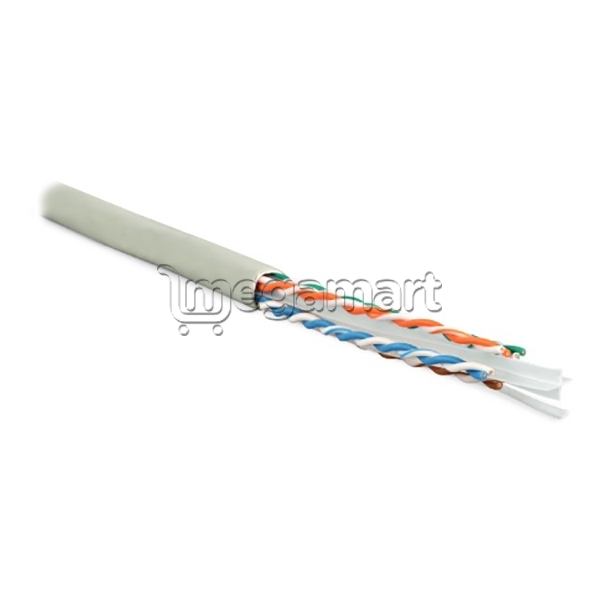 Кабель Hyperline UUTP4-C6-S23-IN-LSZH-GY-305
