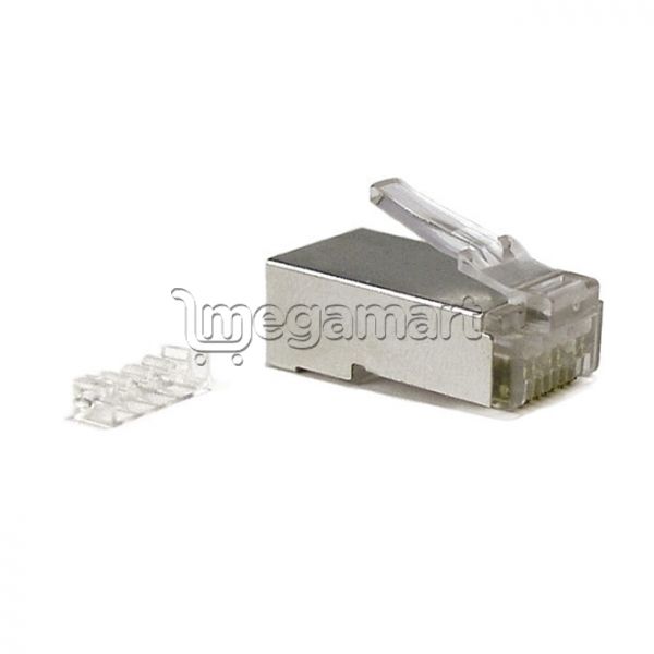 Адаптер Hyperline PLUG-8P8C-U-C6-SH