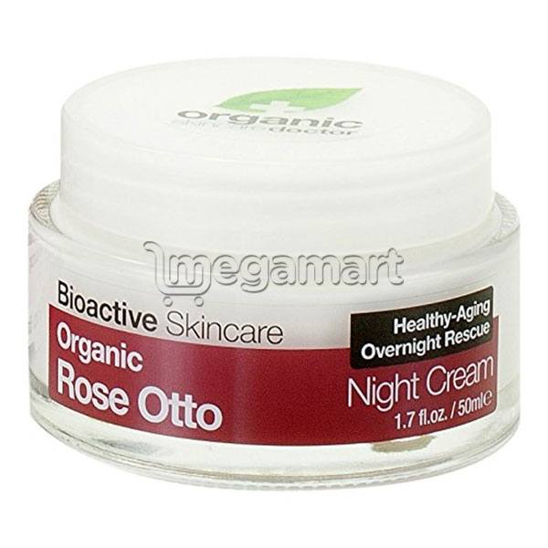 Крем Dr.Organic Rose Otto Night Cream (72895)  