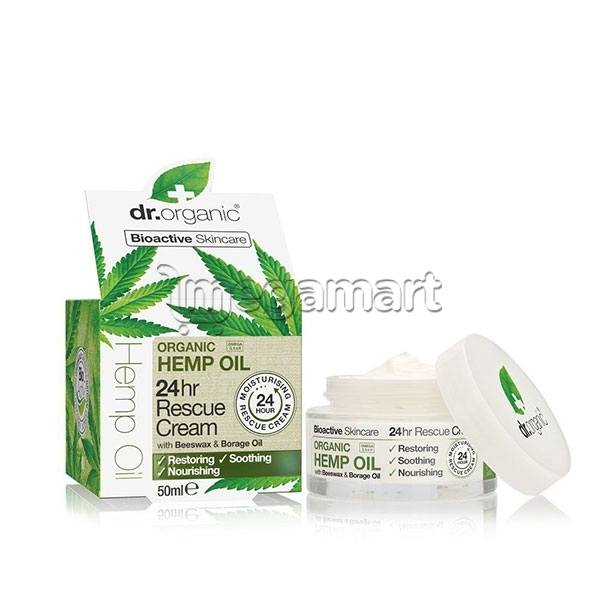 Krem Dr.Organic Hemp Oil 24hr Rescue Cream (1243) 