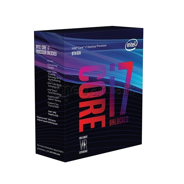Prosessor Intel Core i7 8700K