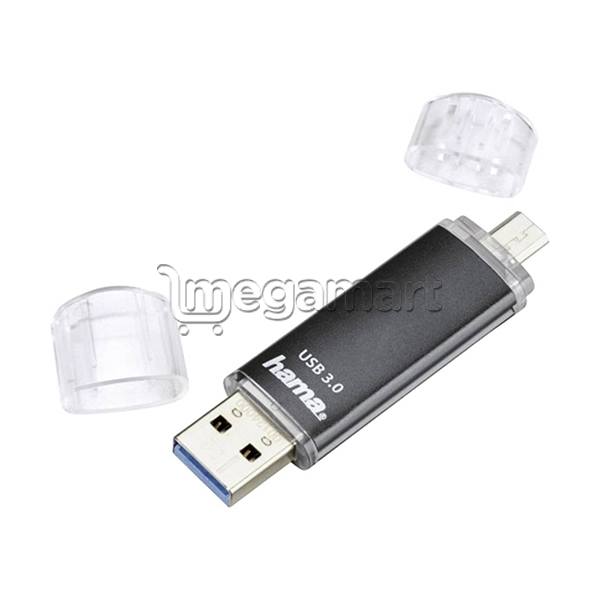 Fleş yaddaş Hama Laeta Twin 64 Gb (4047443267009)