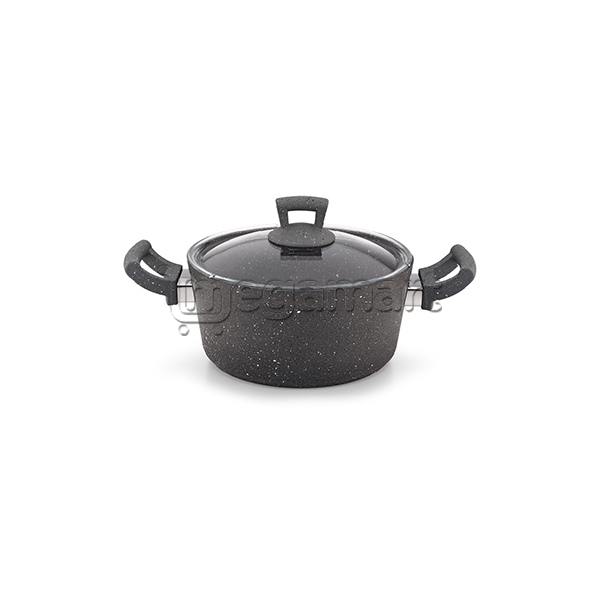 Кастрюля Cem Hascevher Germanitium Brown Granit 20х10 см