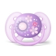 Пустышка Philips Avent Ultra soft Космос 6-18 фиолетовая