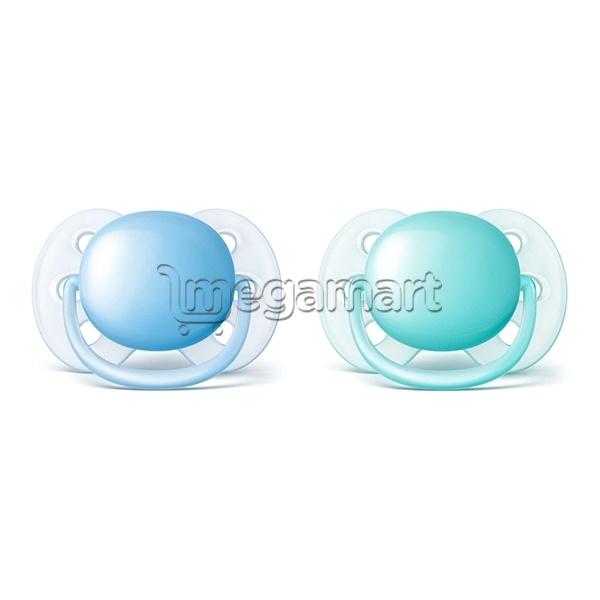 Пустышка Philips Avent Ultra soft SCF212/20 (голубая, бирюзовая)