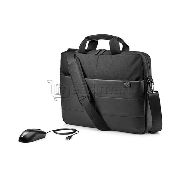 Сумка и компьютерная мышь HP Classic Briefcase (1FK06AA)