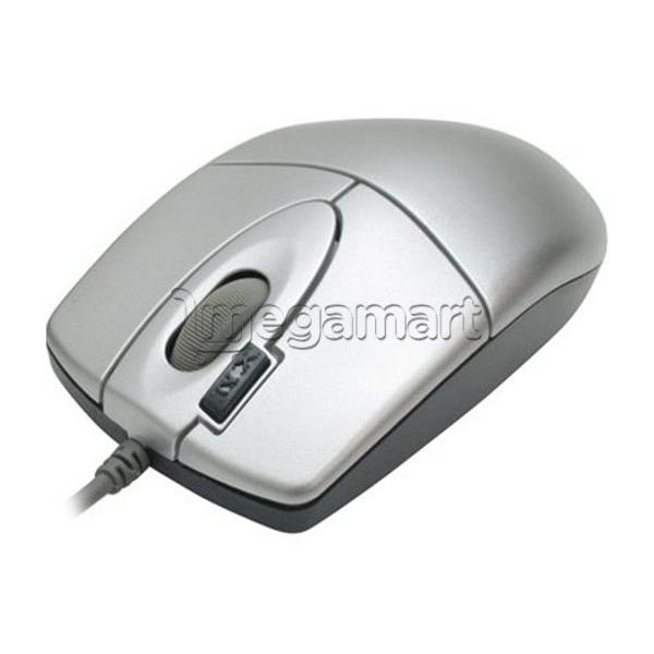 Компьютерная мышь A4Tech OP-620D серебристый