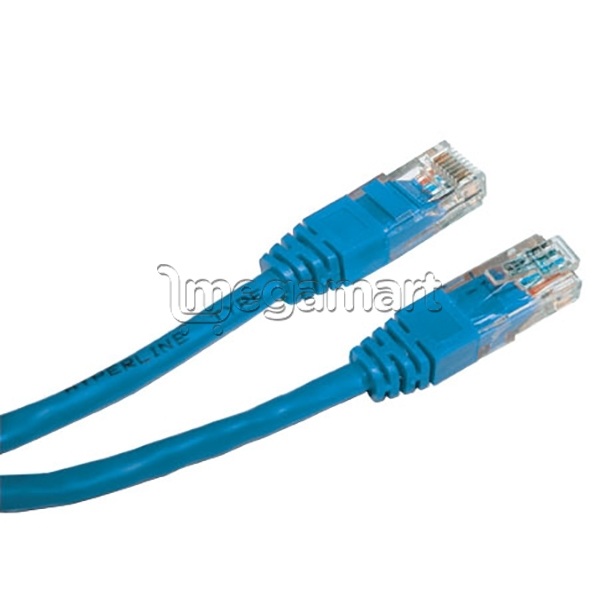 Кабель Hyperline PC-LPM-UTP-RJ45-RJ45-C5e-0.5M-LSZH-BL 0.5 м