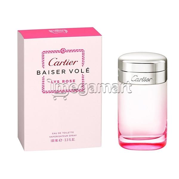 Духи для женщин Cartier Baiser Vole Lys Rose EDT 100мл тестер