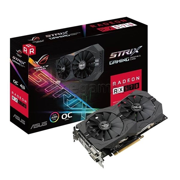 Видеокарта Asus ROG Strix RX570 4 GB (90YV0AJ0-M0NA00)