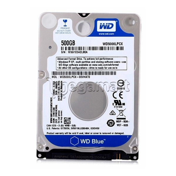 Sərt disk Western Digital 500 Gb