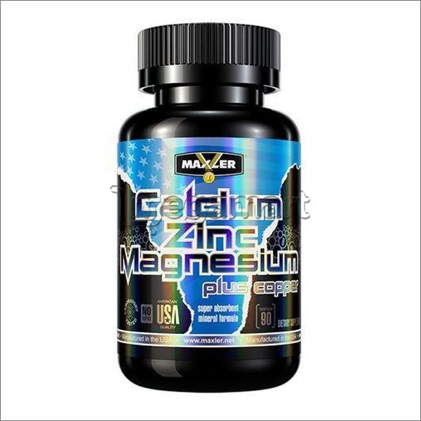 Спортивное питание Maxler Calcium Zinc Magnesium 90 капсула
