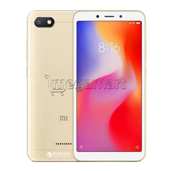 Мобильный телефон Xiaomi Redmi 6A 16 Гб золотистый