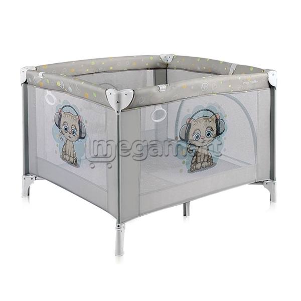 Манеж Lorelli Play Station Grey Cute Kitten (1008040)