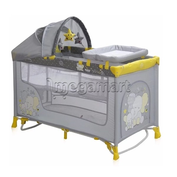 Манеж Lorelli Baby Nanny Plus 1008016 (серый)