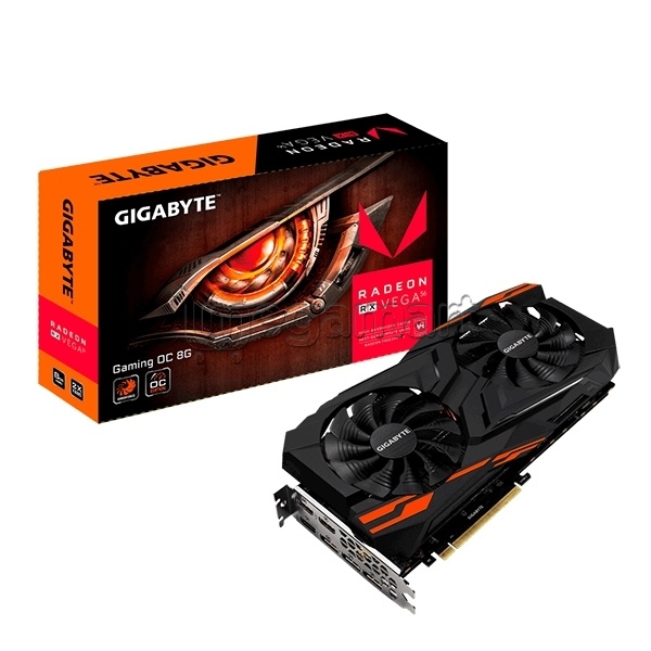 Видеокарта Gigabyte AMD Radeon RX Vega 56 (GV-RXVEGA56GAMING OC-8GD)