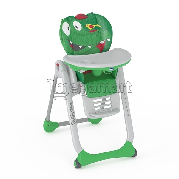 Стульчик для кормления Chicco Polly 2 Start (зелёный)