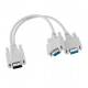 Kabel VGA Vcom CG021-0.2 0.2m