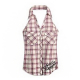 Майка Harley-Davidson Shirt-halter plaid woven pink