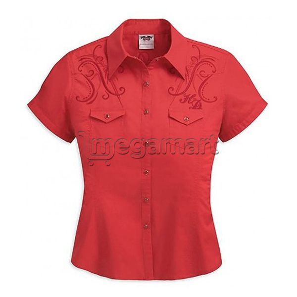Рубашка Harley-Davidson Shirt-S/S woven button down