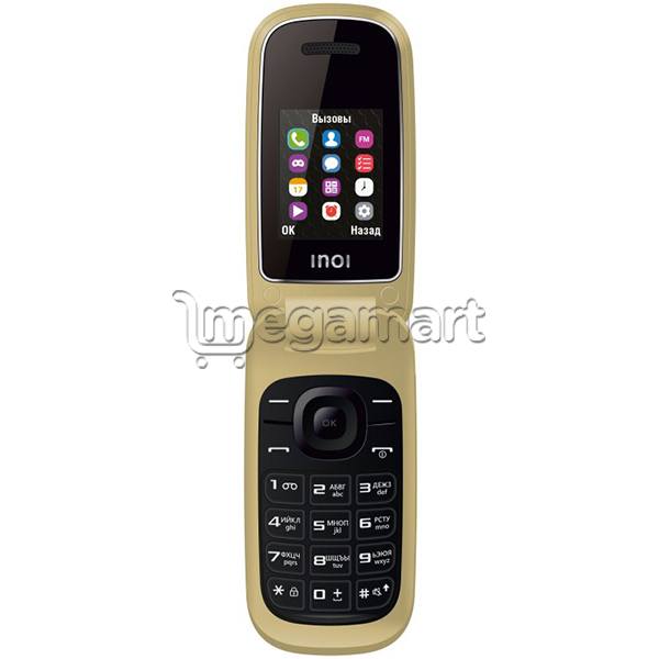 Mobil telefon Inoi 108R qızılı