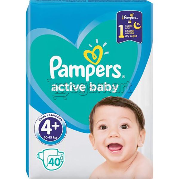 Подгузник Pampers Maxi S-4+ 4x40