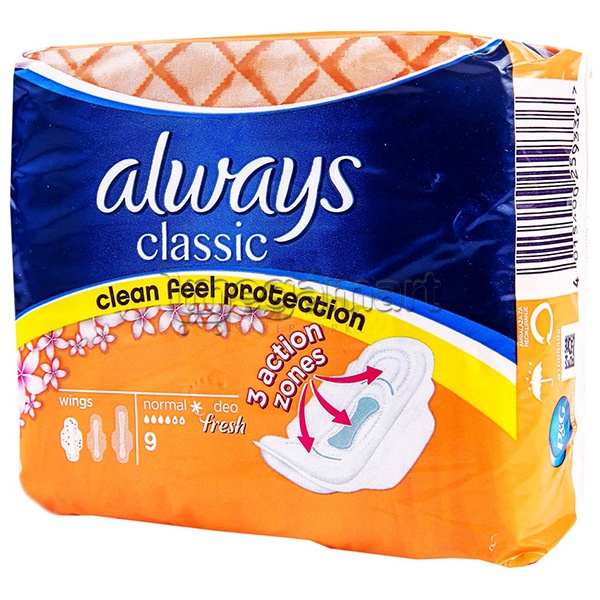 Bez Always Classic Normal Fresh 4 damla (8001090239365)