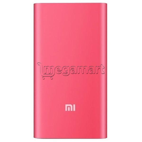 Портативный адаптер Xiaomi Mi Power Bank 5000 mAh (розовый)