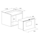 Mikrodalğalı soba Teka ML 822 BIS L White (40584302)