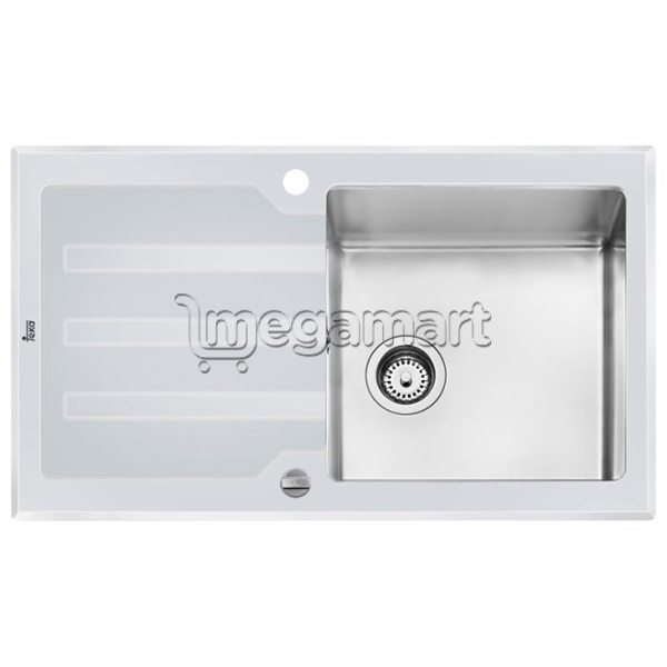 Mətbəx çanağı Teka LUX 1C 1E 86 White