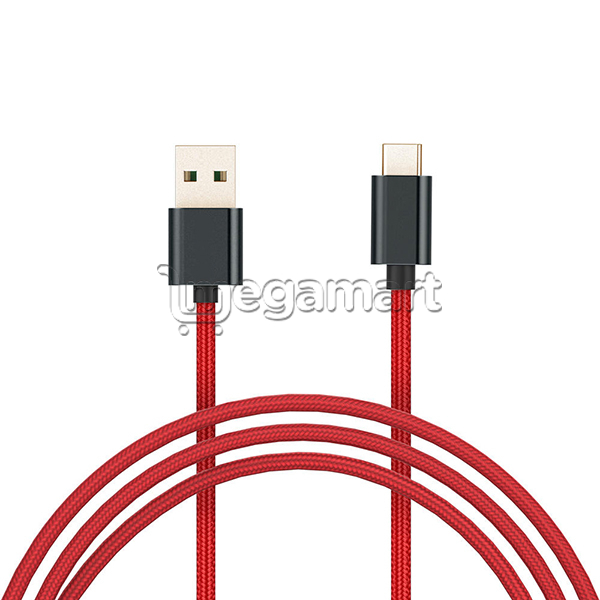 Kabel Xiaomi Mi Braided USB Type-C Cable 100cm (Red)